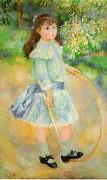Pierre-Auguste Renoir Girl With a Hoop, oil